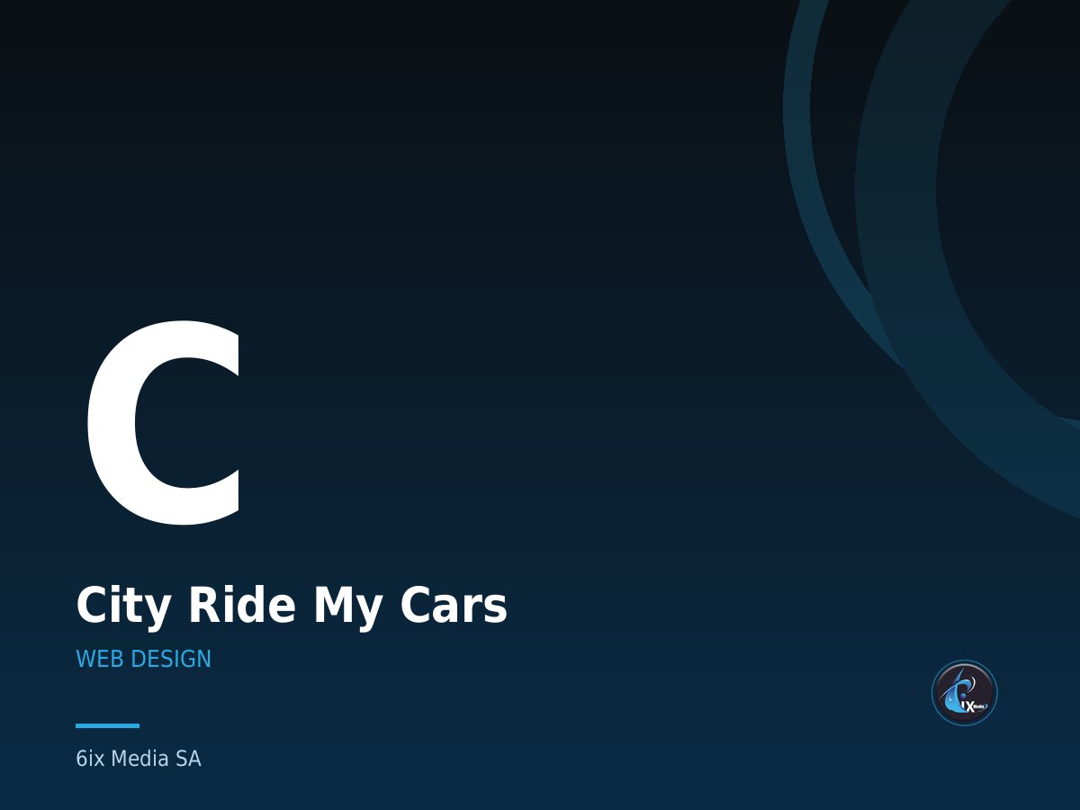 City Ride My Cars — Car listings site with area guides